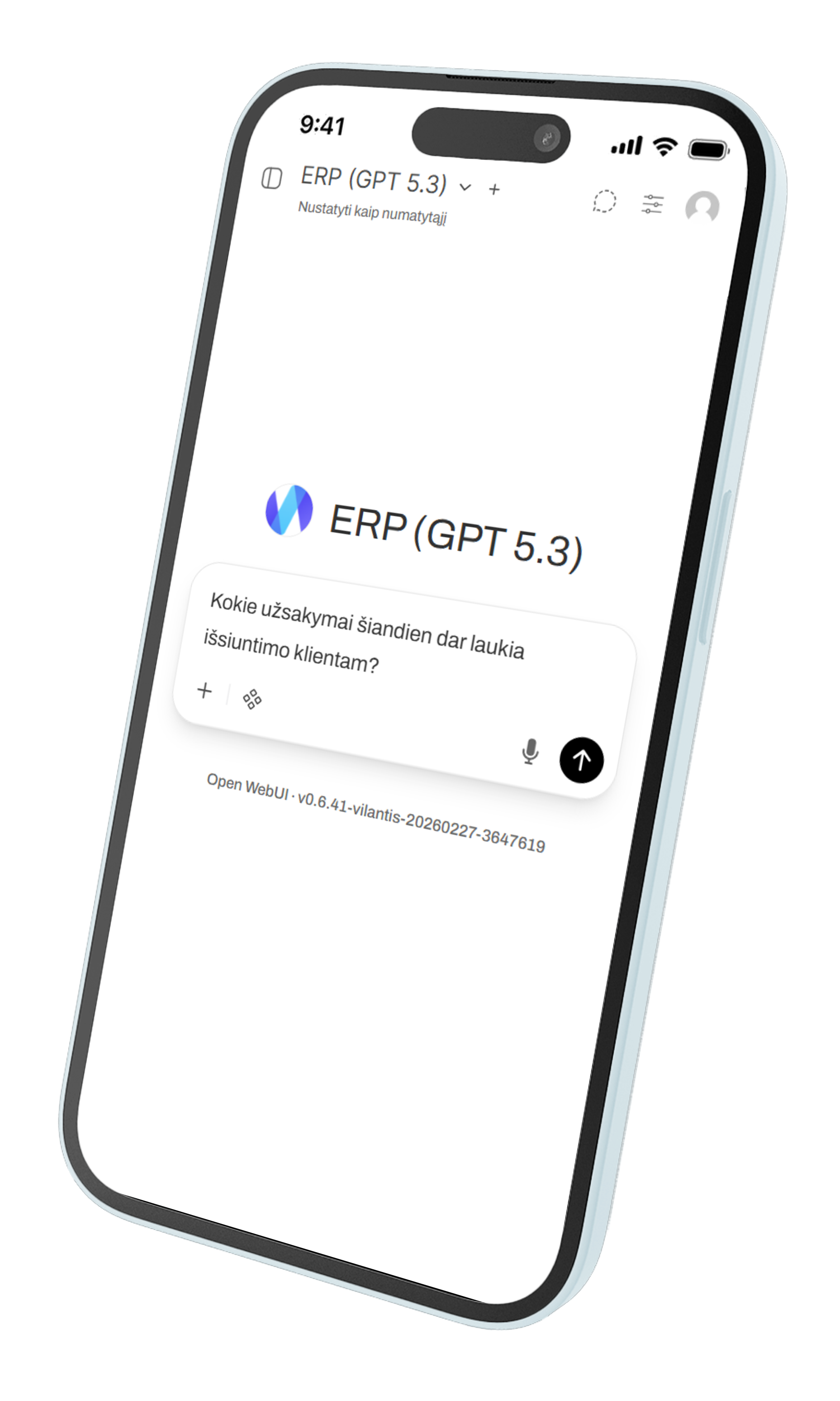 Vaios.AI platforma veikianti mobiliajame įrenginyje